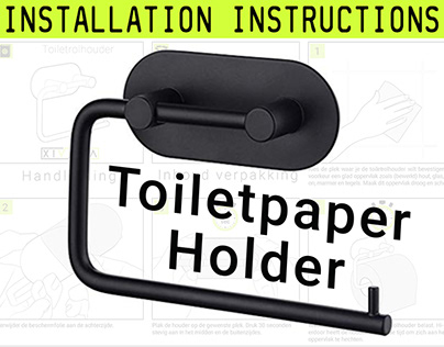 INSTALLATION INSTRUCTIONS-Toiletpaper Holder