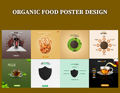 Organic Food Poster Design