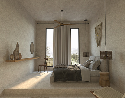 CGI - Rustic Bedroom