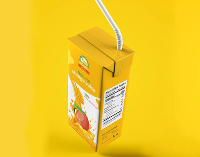 Mango Juice box Packaging Design