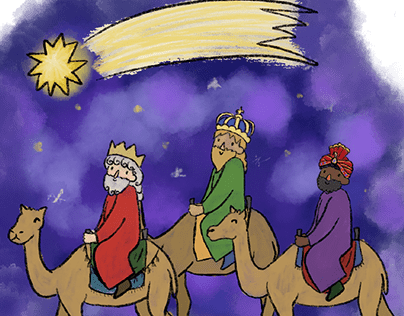 Reis Mags i Patge Reial (il·lustració)