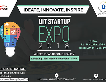 Poster for UIT Startup Expo