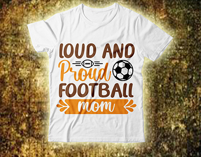 Football T-shirt Design.