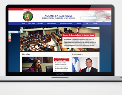 Web Asamblea Nacional de Panamá