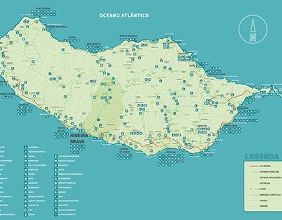 Madeira Island / Ribeira Brava Map