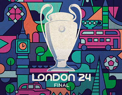 UEFA Champions League Final 2024 Poster