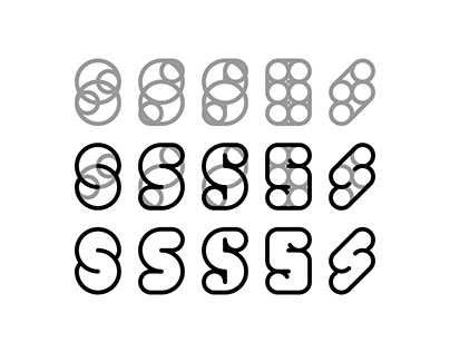 "S" variation letter - Circulargrid