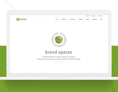 Website design - Newtone Brand Spaces