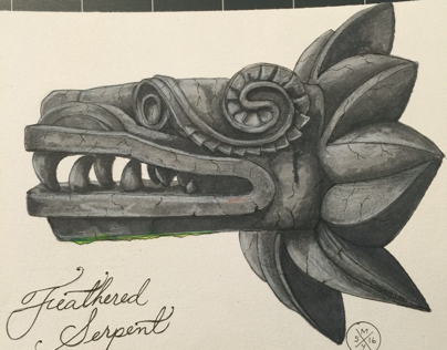 Feathered Serpent- Serpiente Emplumada.