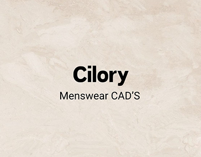Cilory Menswear CAD'S