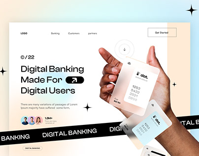 Digital Banking Web for Digital Users | UI