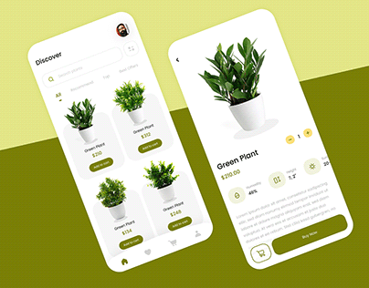 Cannabis Plant App Design