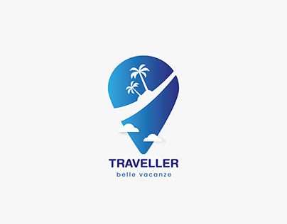 Traveller - App di viaggi - Logo design - Ui/Ux