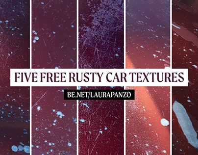 Free Rusty Car Texture Pack .PNGs