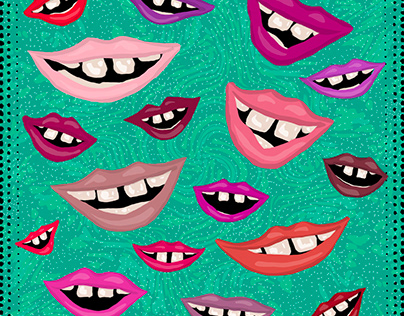 Gap-Toothed Scarf Design