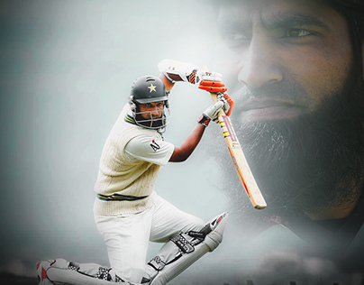 Cricket poster for Mohammad yousaf