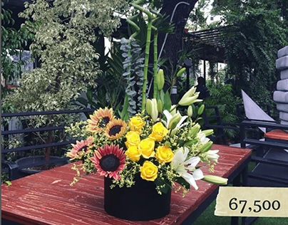 A custom profile video on a flower company