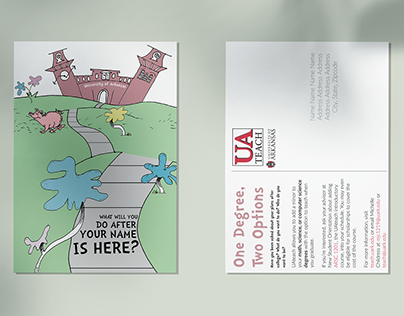 UA Teach | Dr.Seuss Inspired Postcard