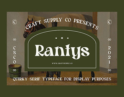 Rantys – Quirky Serif (Free Download)