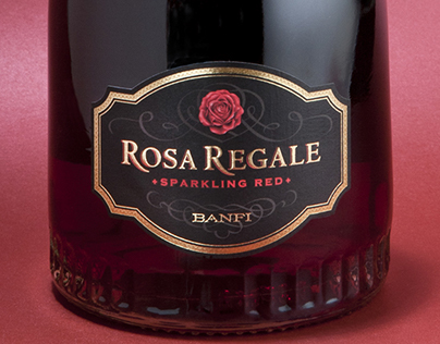 Rosa Regale Wine Package Design