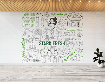 Food Justice Doodle wall art