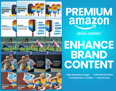 Amazon Premium A+ Content Pickleball Paddles