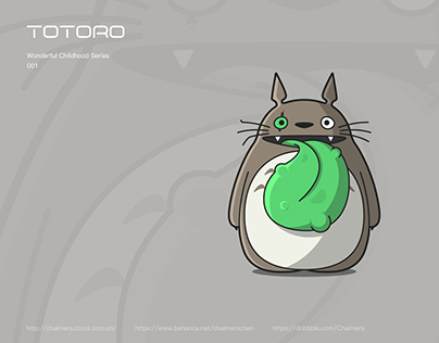 illustration Totoro