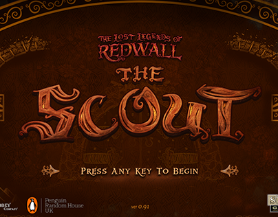 "The Lost Legends of Redwall: The Scout" UI Design