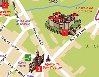 Mapas Turísticos para el Concello de Vimianzo
