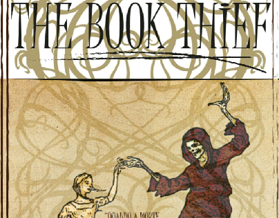 Movie Poster THE BOOK THIEF in Art Nouveau