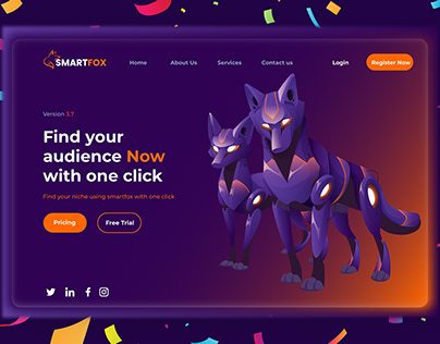 Smart fox website design / web design