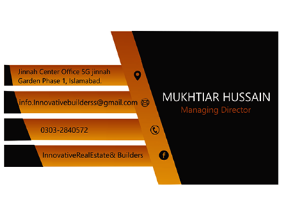 Business Card for client