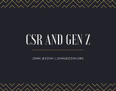 CSR and Gen Z