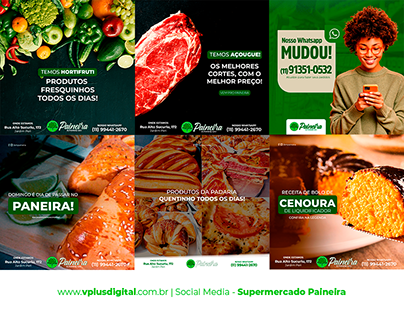 Project thumbnail - Social Media | Supermercado Paineira
