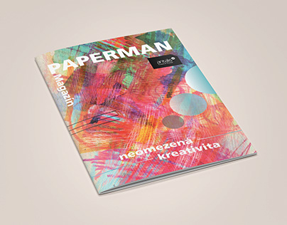 cover design for a paper man magazine