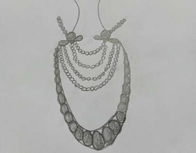 How to Draw a Necklace Step by Step - EasyLineDrawing