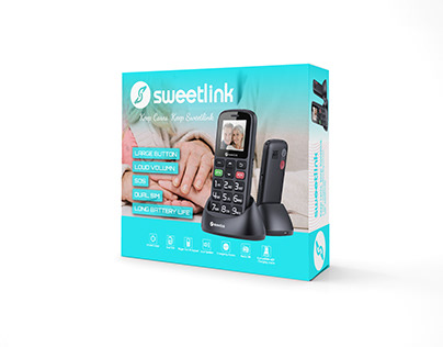 Sweetlink Adult Cell Phone Packaging Design