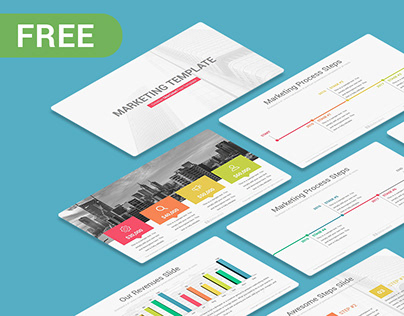 Marketing Free Download PowerPoint Template Slides
