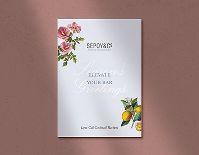 Sepoy & Co Cocktail Recipes - Brochure Layout