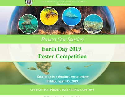 "Protect Our Species" Earth Day 2019 Poster Competition