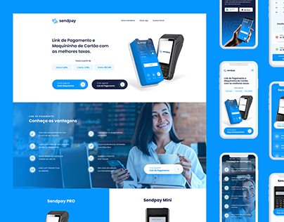 Sendpay Website - UI Design