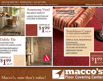 Macco's Floor Covering Center | Gannett Wisconsin Media