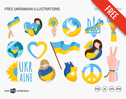 Free Ukrainian Illustrations Template