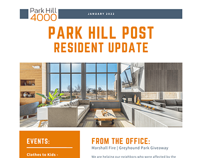 Park Hill Post | Digital Newsletter