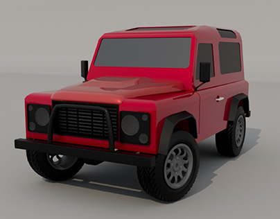 3D Land Rover Defender
