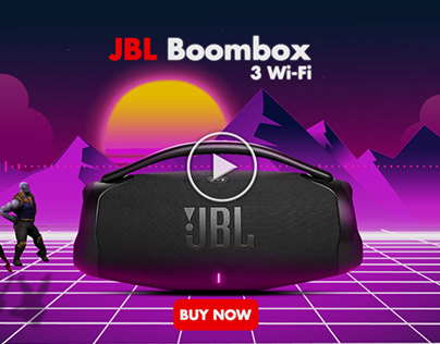 JBL Speaker 2D Animation