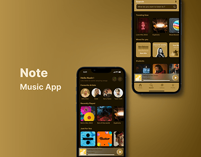Note - Music app