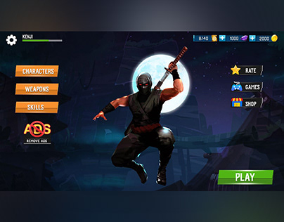 Shadow Fight Game UI