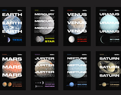 poster collection - solar system