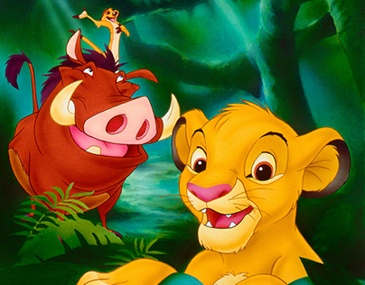 Lion King - Simba, Pumba and Timon | Behance